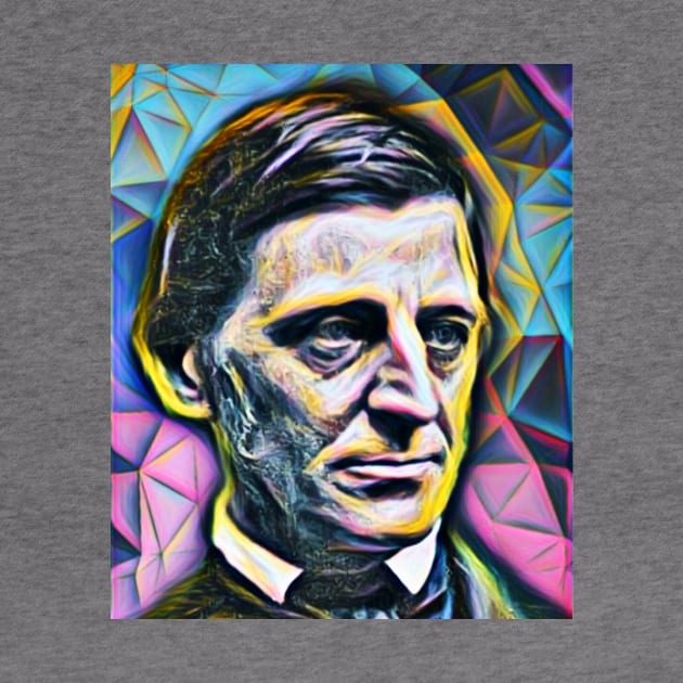 Ralph Waldo Emerson Portrait | Ralph Waldo Emerson Artwork 2 by JustLit